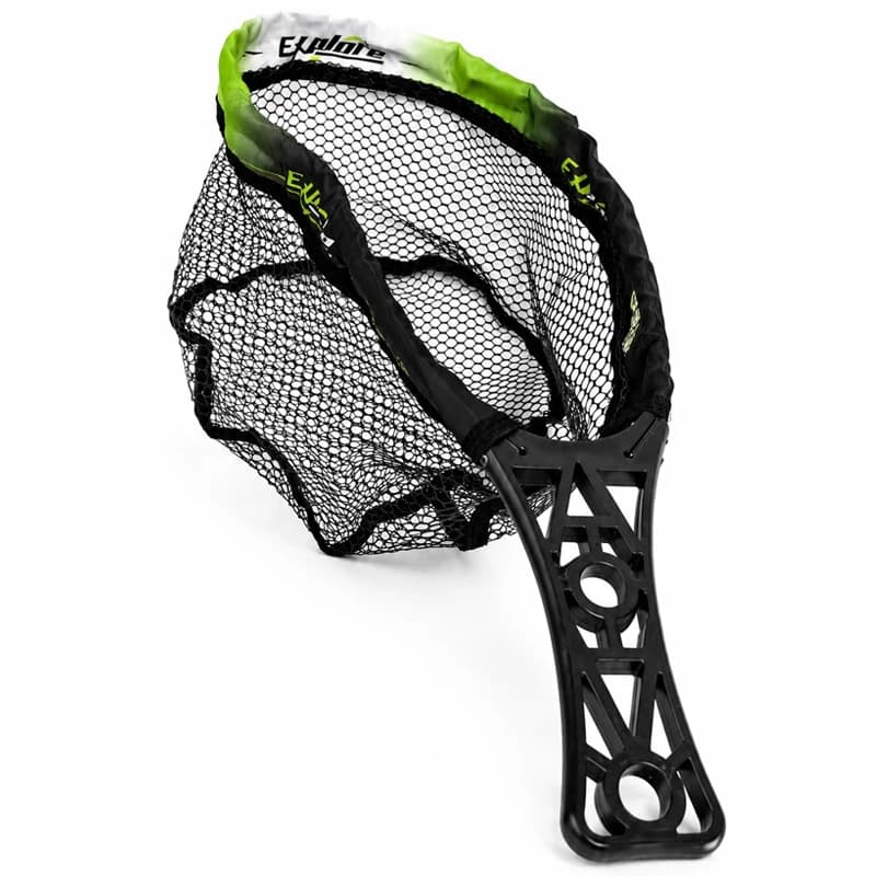 Foldable Fishing Landing Net, Portable Catch and Release Net with Storage Pouch