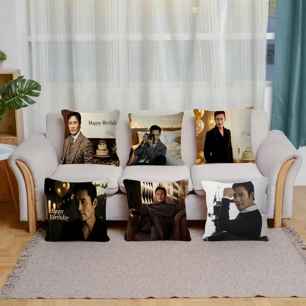 Creative Lee Byung Hun Pink Bow Pillow Cushion Cover Pillowcase Living Room Sofa Home decorative pillowcase