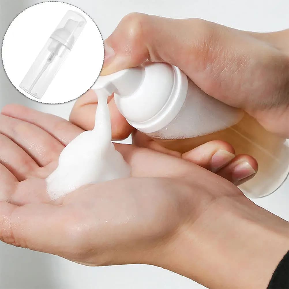 20 flaconi per sapone in schiuma, piccoli dispenser in plastica ricaricabili, contenitori con pompa da viaggio per sapone per le mani, shampoo, lozione