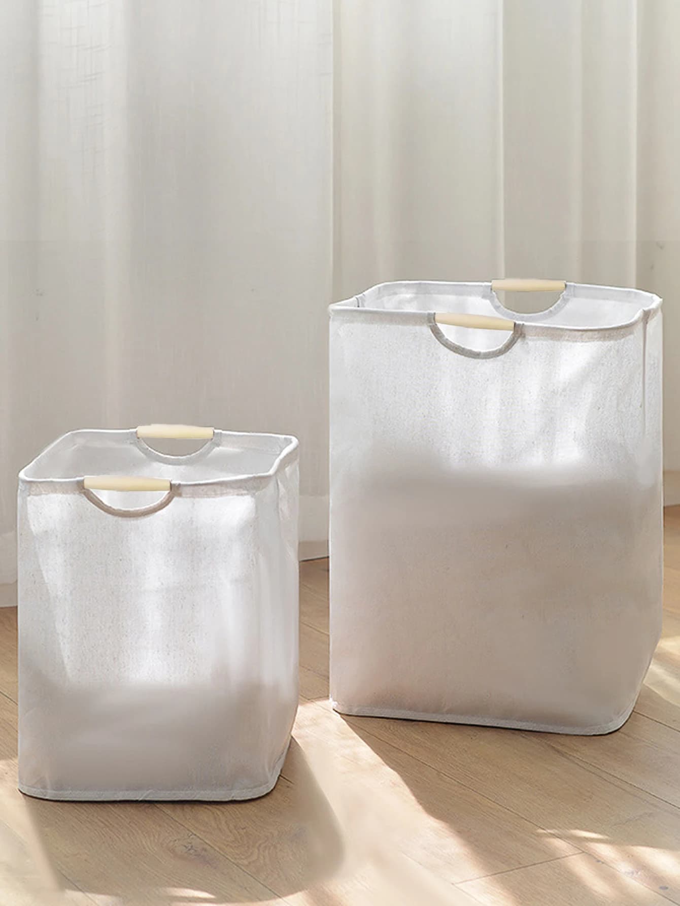 Cesto per la biancheria con manici Cesto per vestiti sporchi alto indipendente per camera da letto, bagno, dormitorio, cestini per la biancheria