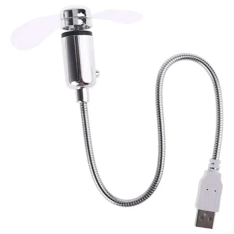 Mobile USB Cooling Flexible Neck Air Blower For Desktop PC Computer Notebook