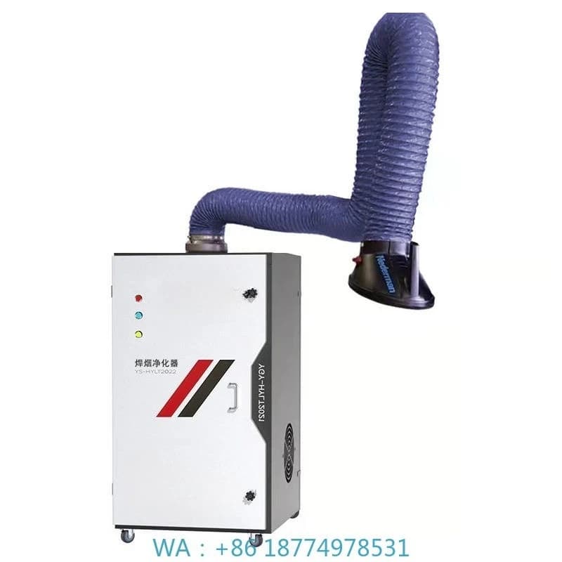 Fumi 2-3 kW extractor with 99.9% Filtration Efficiency for Powder Removal, New Portable Industrial Powder Collector for Mobile Welding