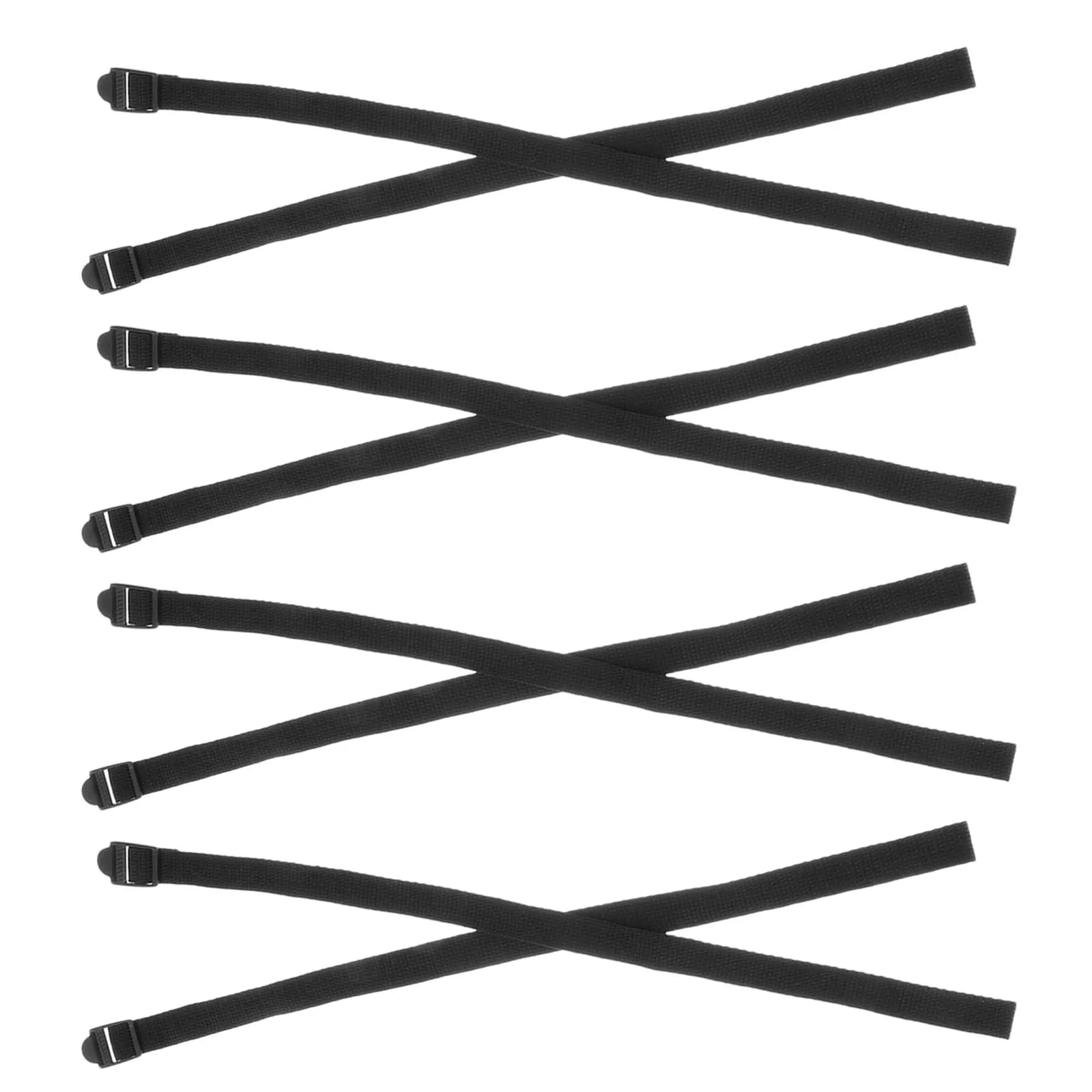 8Pcs Black Walking Stick Wrist Strap Adjustable for Ski Poles Trekking Poles Canes Anti-Loss Quick Release Ergonomic Outdoor