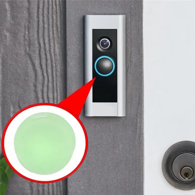 (Offerta Lampo) Pulsanti di Ricambio per Campanello, Set da 4 Pulsanti per Videocitofono, Riparazione Pulsanti Rotti, Spezzati o Danneggiati
