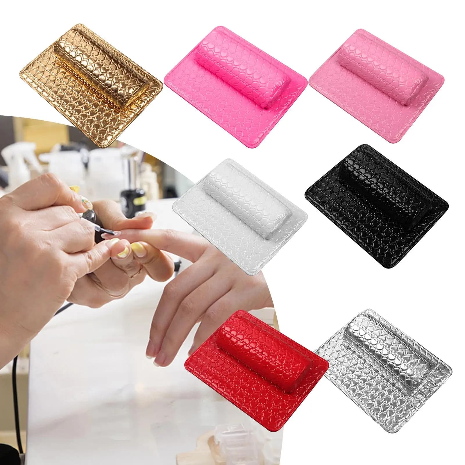 ergonomico per i tecniche delle unghie: comodo supporto per cuscino per manicure
