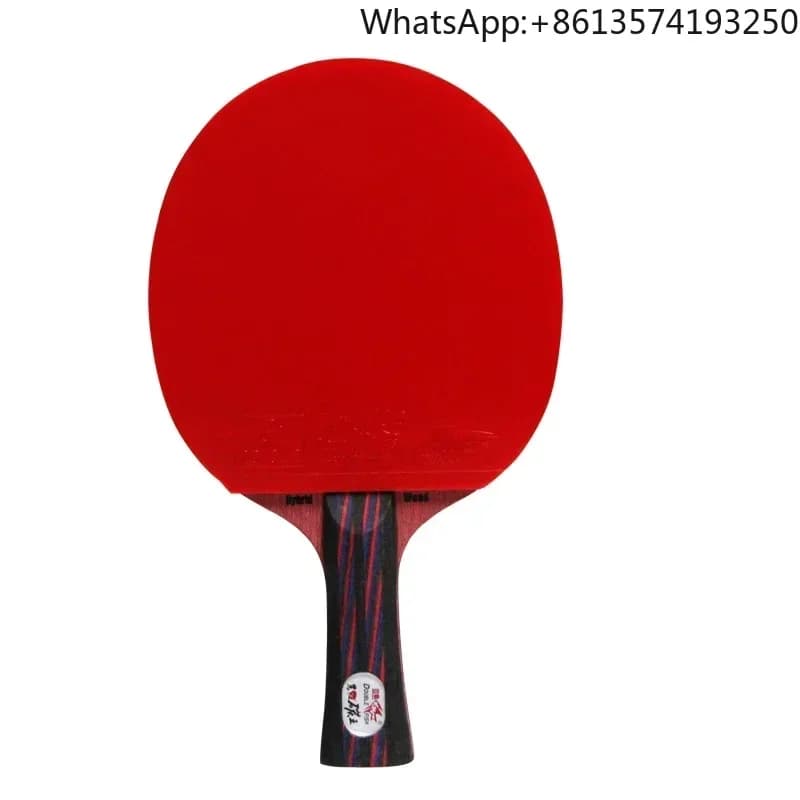 Double Fish Direct Black Red Carbon King ping pong racks, 9 star approved carbon fiber ping pong racks