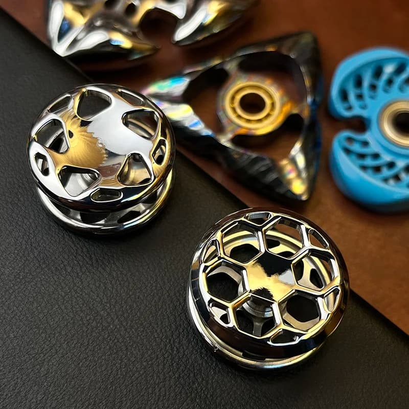 EDC Fevice Spinner Blocco di abbinamento Accessorio fai da te 24,5 mm Agitarsi Giocattolo Blocco di abbinamento Strumento per alleviare l'ansia per adulti