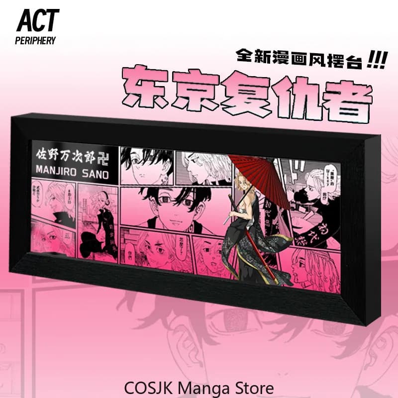 Anime Tokyo Revengers Acrylic Stand Figure Photo Frame Ornament Sano Manjiro Takemichi Chifuyu Matsuno Desk Decor Collection