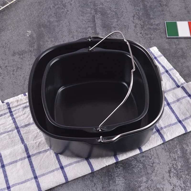 Nuovo antiaderente torta teglia cestello Airfryer per piatto padella accessori per friggitrice ad aria cestino da forno piatto per Pizza piatto pentola strumenti per torte