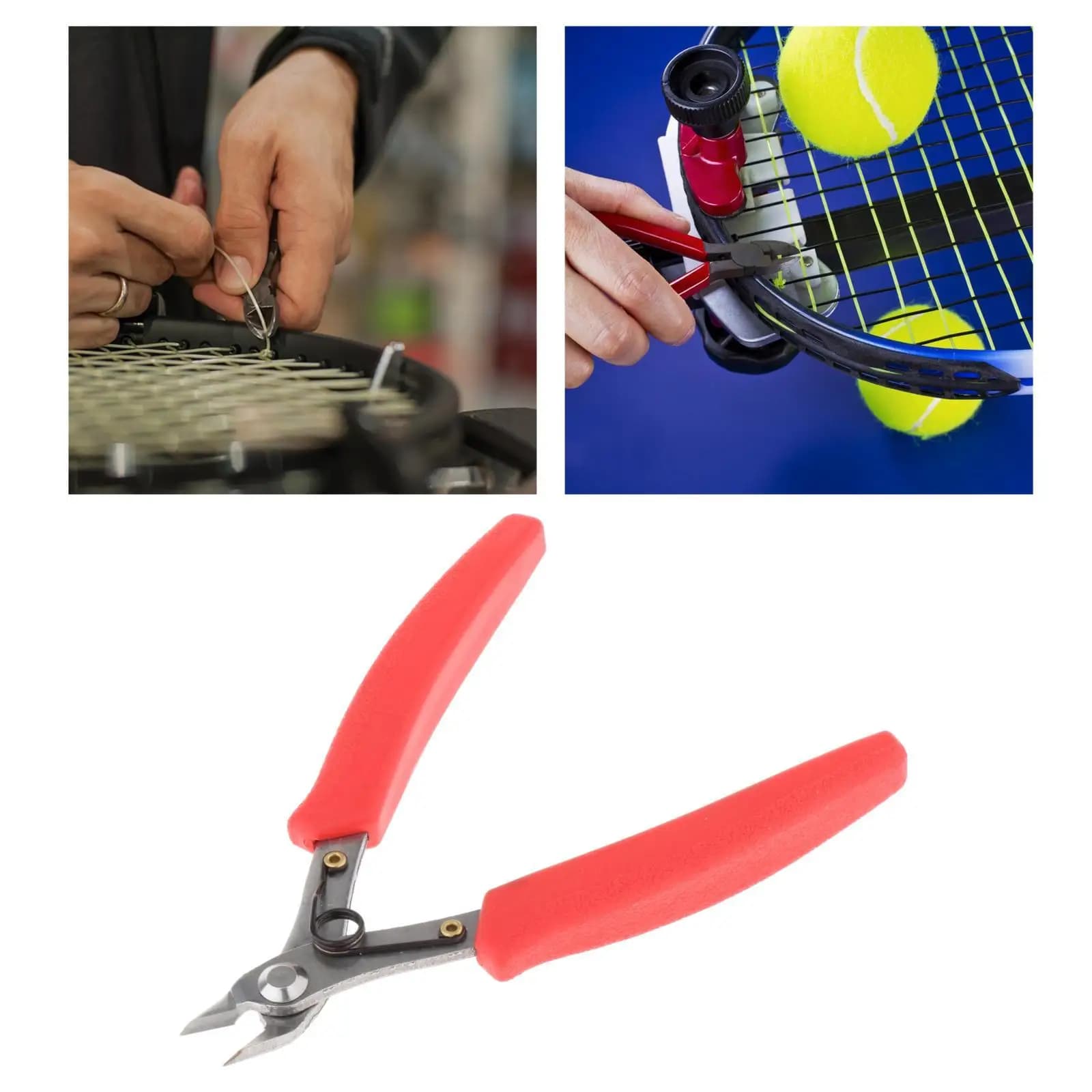 Pinza da taglio diagonale per artigianato Tagliafili per racchetta da tennis da badminton