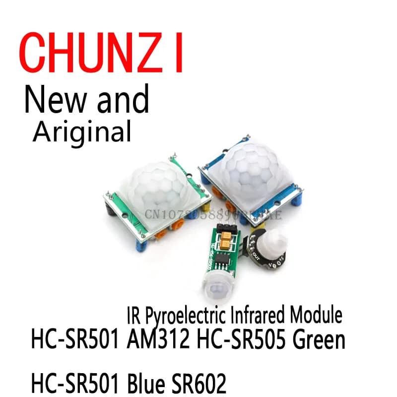 Modulo Sensore di Movimento PIR a Infrarossi Piroelettrico Mini con Staffa per Arduino HC-SR501 HC-SR505 AM312 SR602