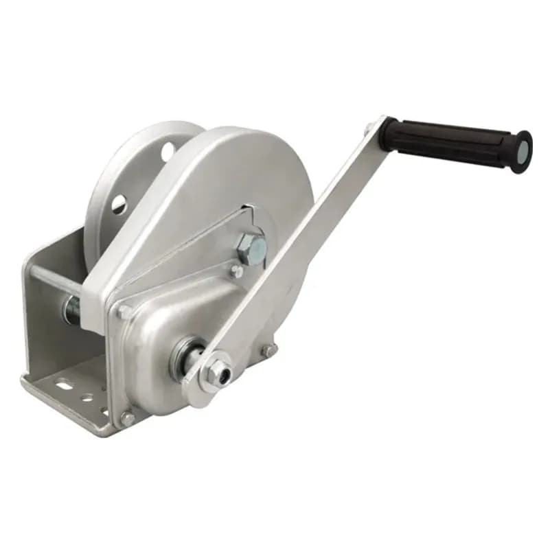FOR 1800lbs Brake Hand Winch Puller Rope Hand Crank Tripod Winch Vertical Lifting Capstan Marine Winch