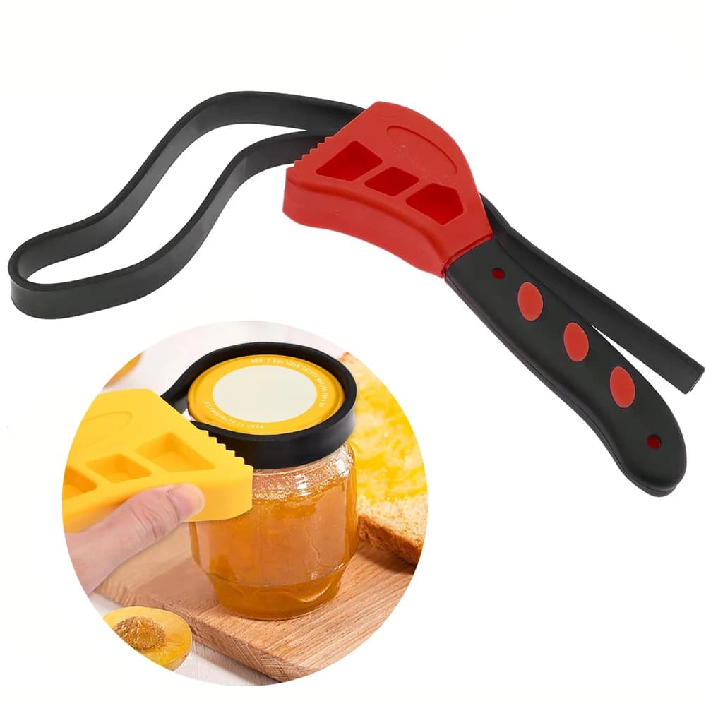 1 pcs 6 inch belt key oil filter extractor belt key chain open belt, adjustable disassembly tool