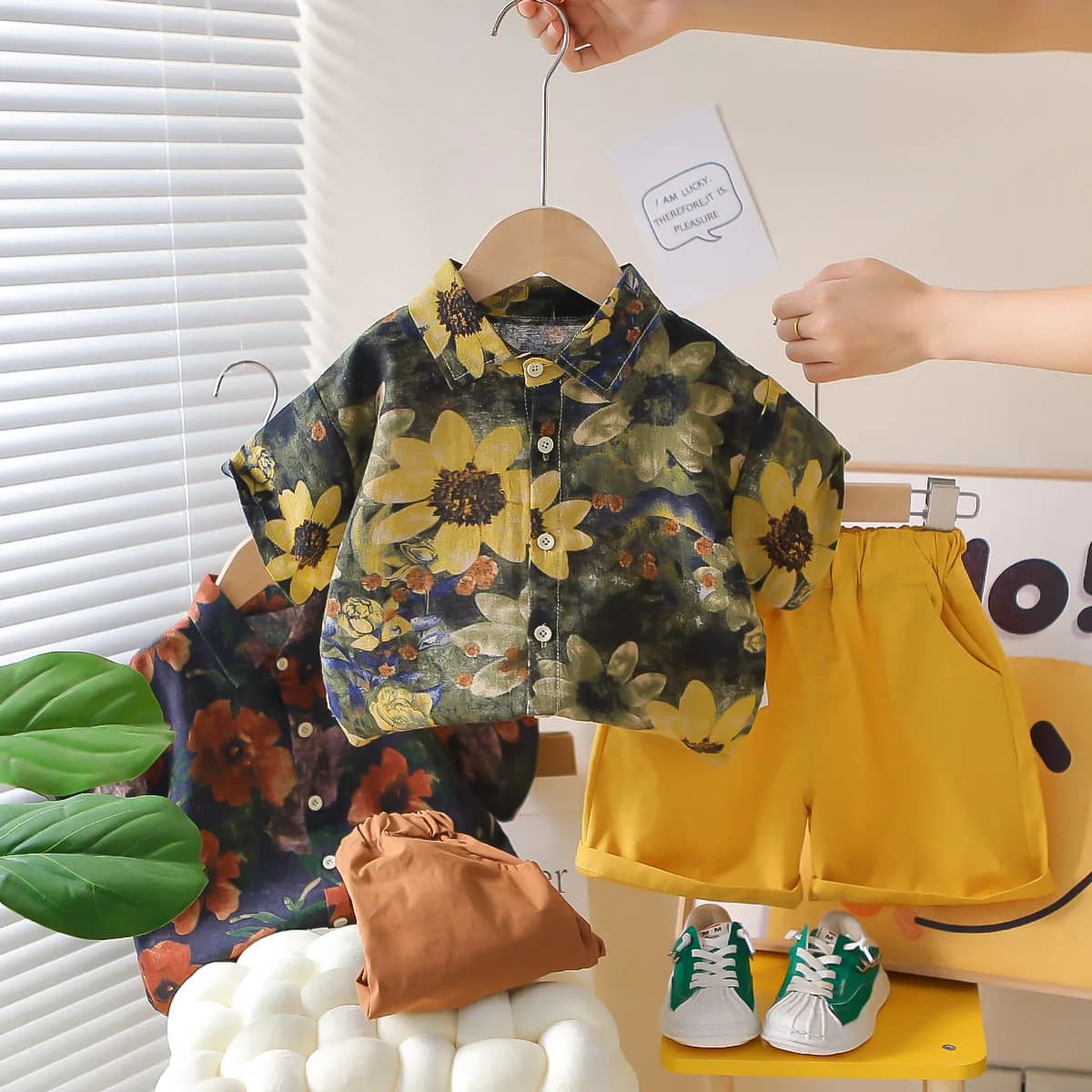 Completi Estivi per Bambini 2026: Camicie, Top e Pantaloncini alla Moda (2 Pezzi) - Abiti da Festa per Compleanni e Tute Sportive per Bambini 5 Anni