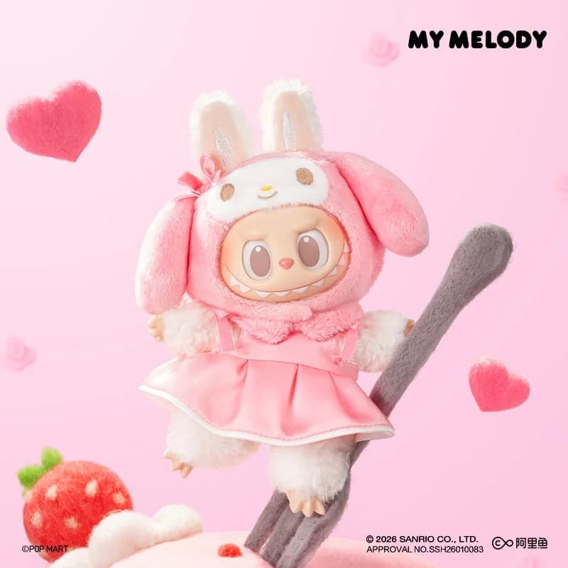 POP MART 2026 The Monsters LABUBU X Sanrio Characters Series Blind Box Statuetta Anime Cartoon Scatola Misteriosa Giocattoli da Scrivania Regali di Natale
