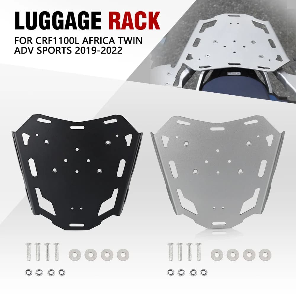 Luggage Rack For Honda CRF1100L Africa Twin ADV Sports 2019-2024 Motorcycle Storage Bag Top Box Shelf Bracket Tail Cargo Support