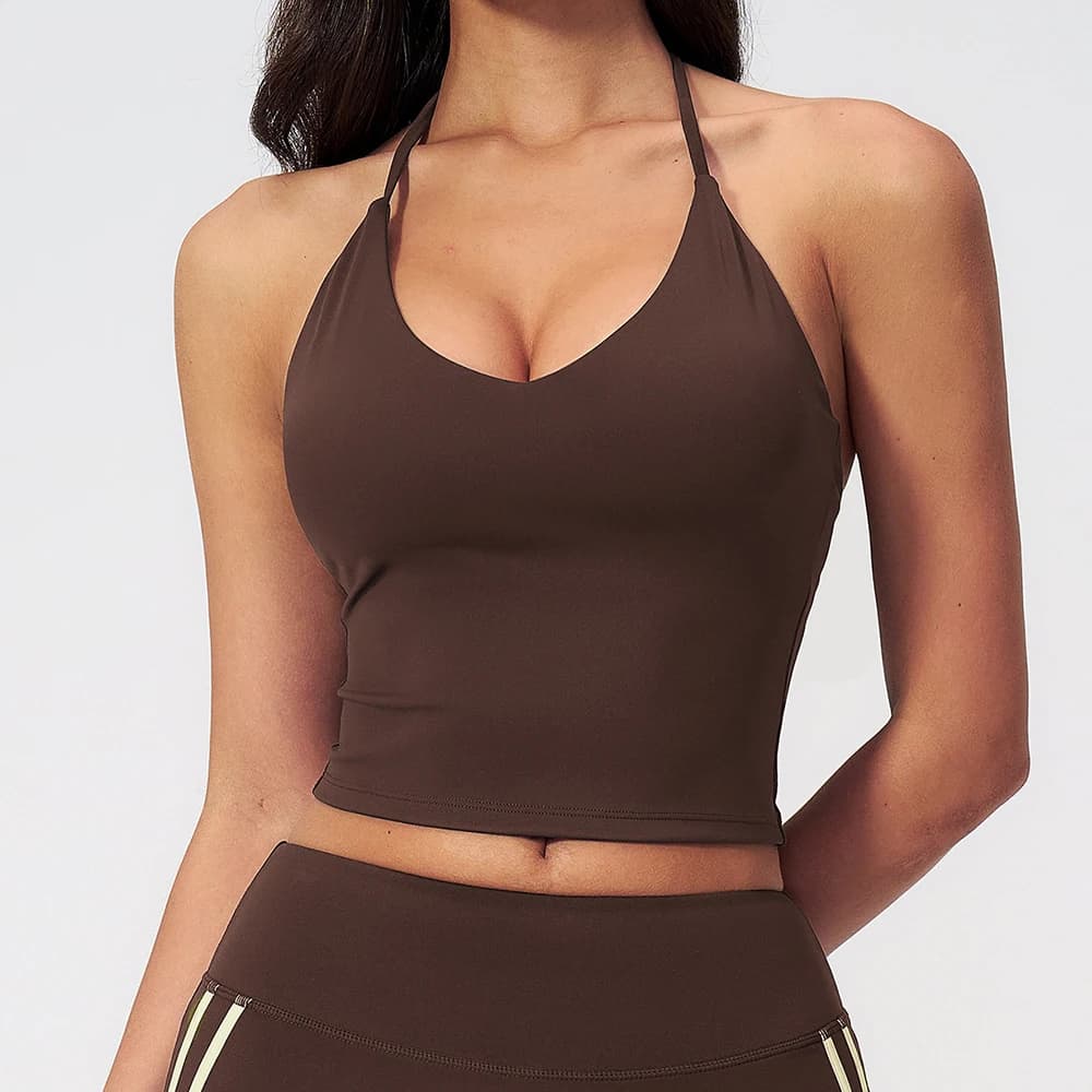 Reggiseno Sportivo Estivo da Donna, Top Push-Up per Yoga, Intimo Sportivo, Top Corto da Palestra, Reggiseno Traspirante per Fitness