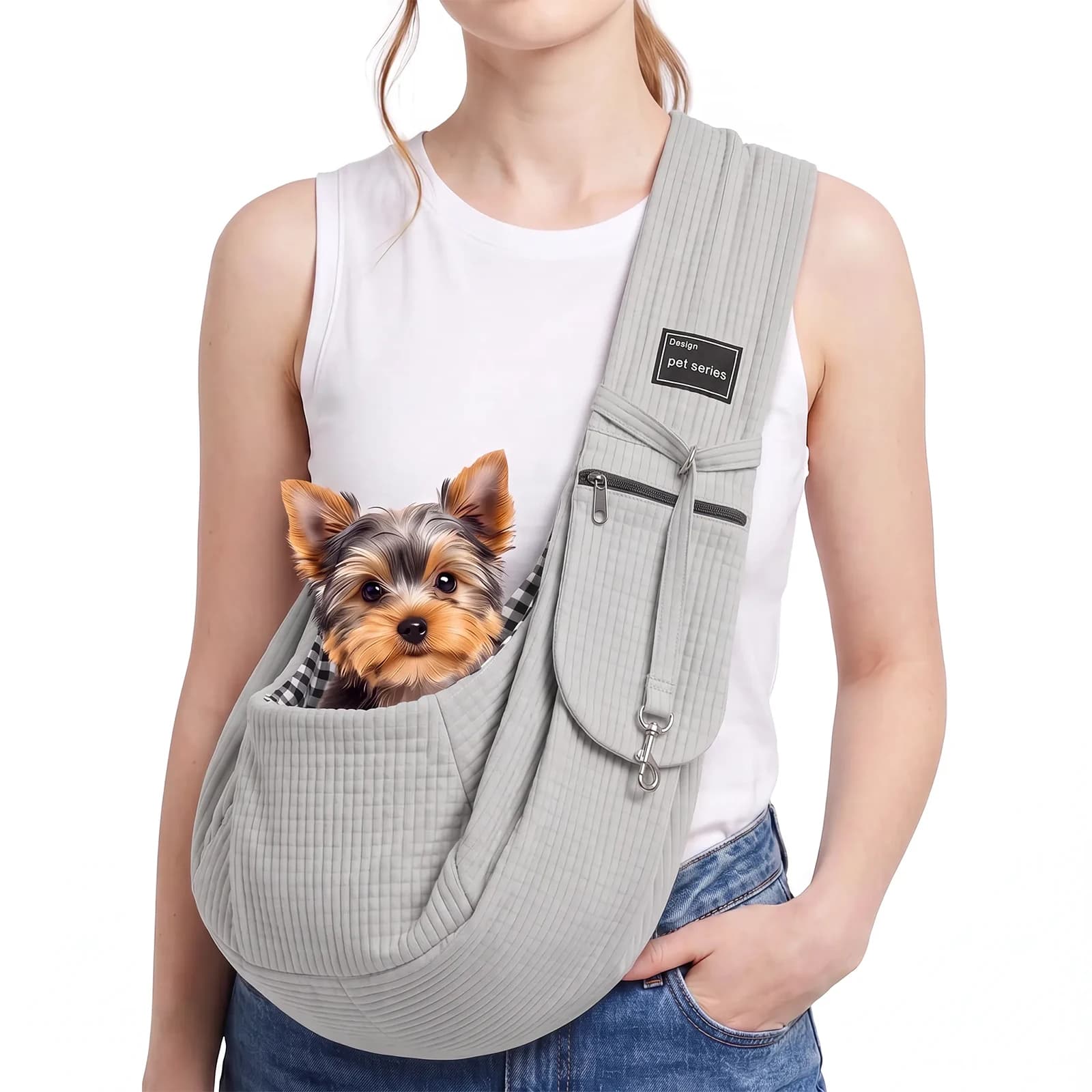 Pet Crossbody Shoulde Big Bag Cat Small Dogs Carrier Bag Portable Crossbody Outdoor Travel Puppy Sling Carrier Bag
