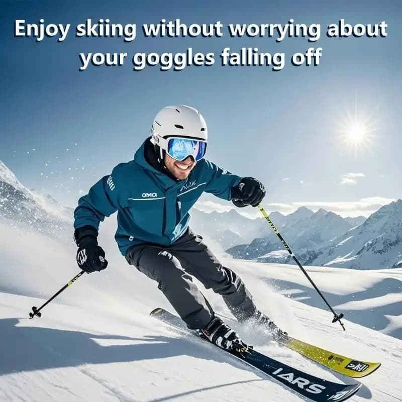 Ski Goggles Clip Prevents Goggles Falling for Safe and Enjoyable Experience