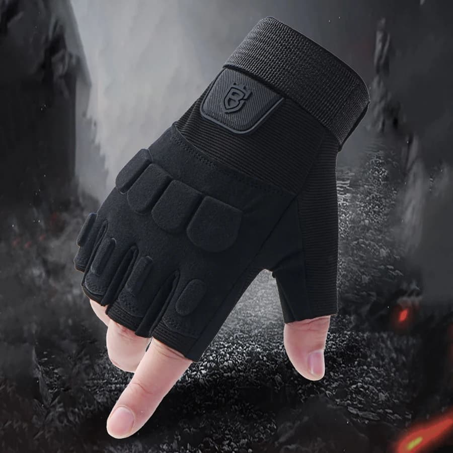 Men's tactical gloves in spring and summer for outdoor sports, cycling, hiking, anti-slip training, fitness, wear resistance and