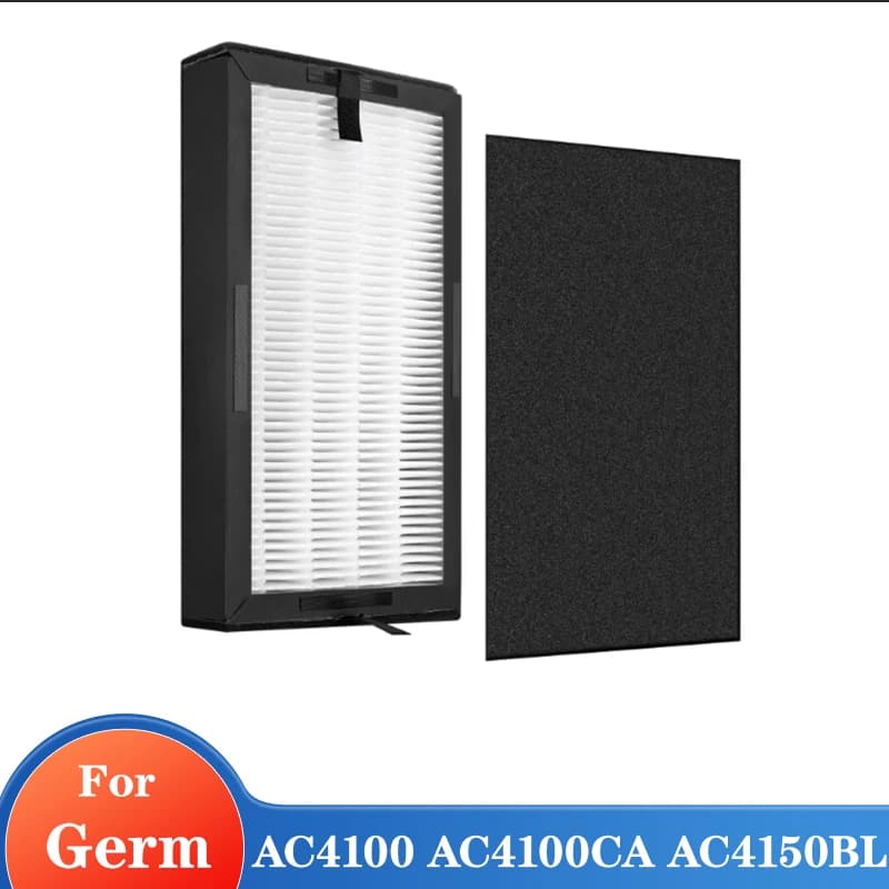 Set di filtri HEPA di ricambio per GermGuardian AC4100 AC4100CA AC4150BL AC4150PCA AC4150PC, codice articolo FLT4100
