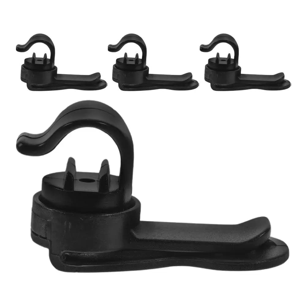 Clip per tubo dell'acqua da 4 pezzi per zaino idrico, supporto con chiusura magnetica, clip leggera in ABS per ciclismo, escursionismo, campeggio, zaino da esterno