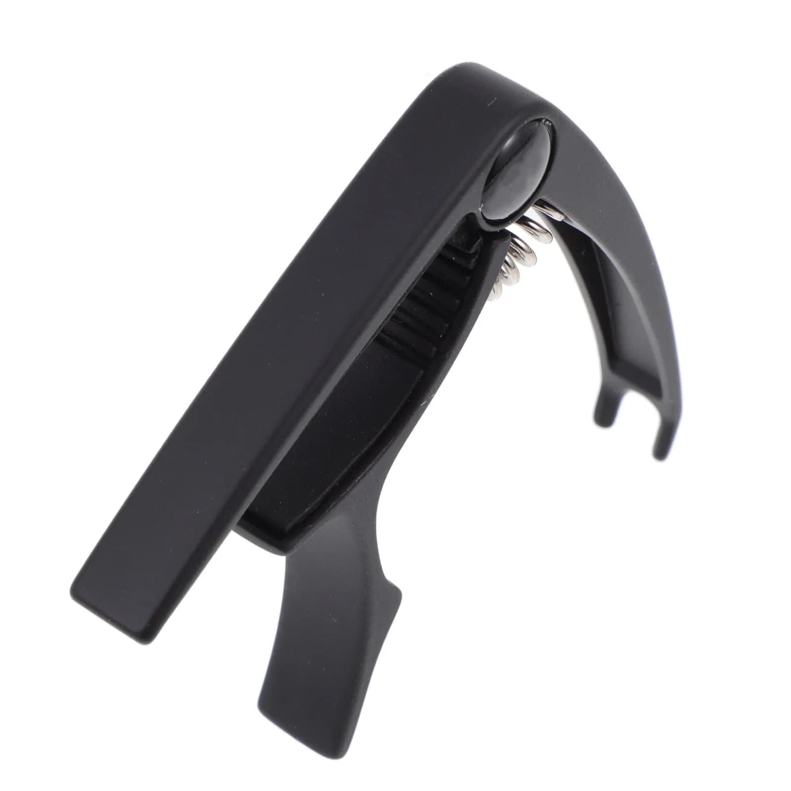 1 Pezzo Capo per Chitarra in Lega di Zinco, Morsetto per Accordatura a Presa Forte per Chitarra Acustica, Elettrica, Ukulele, Accessorio per Strumenti, Nero
