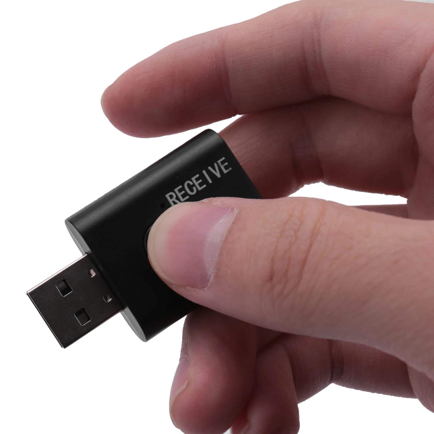 AS95-Mini Adattatore ricevitore Bluetooth wireless Trasmettitore audio 5.0 Dongle stereo Aux USB 3,5 mm per PC TV portatile