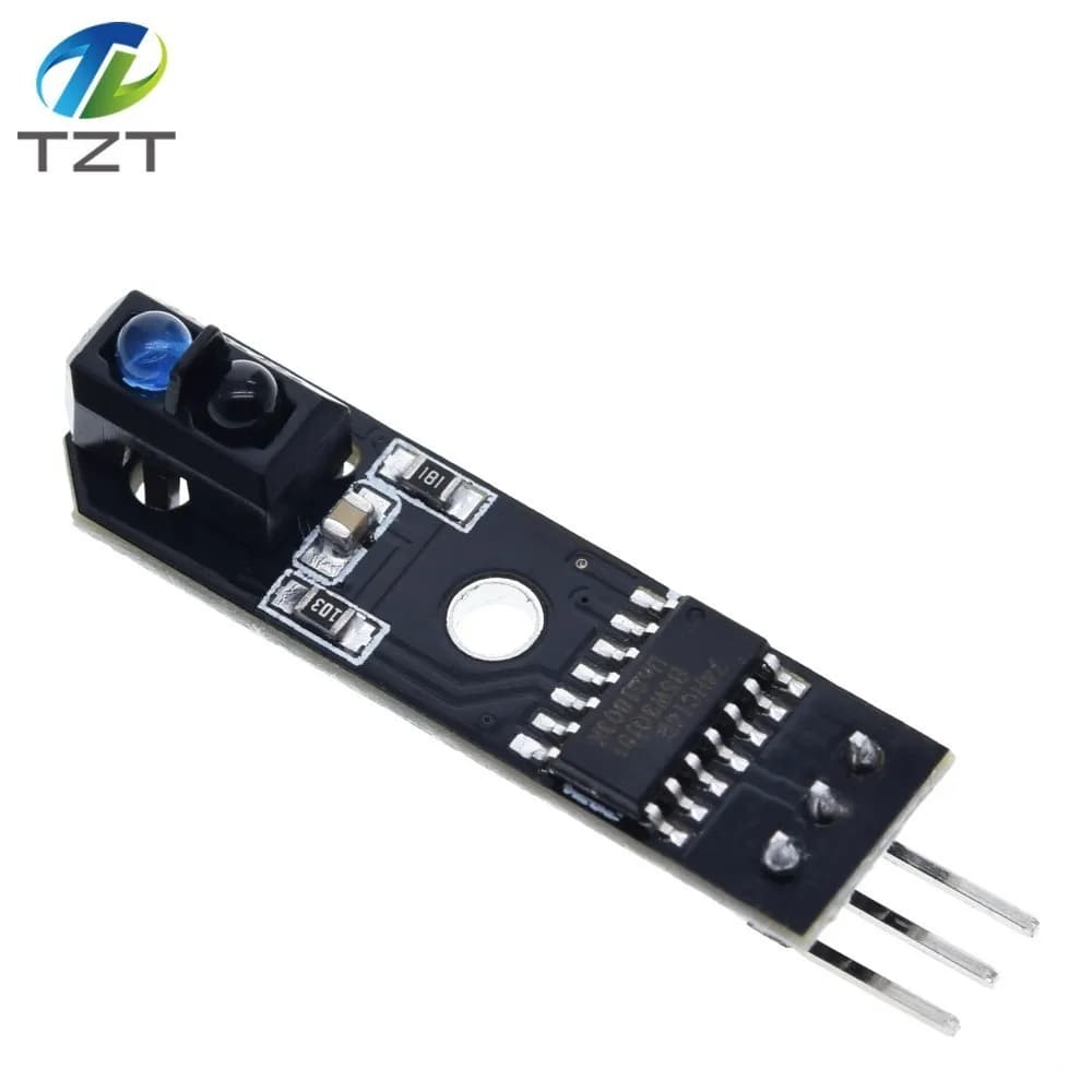 DIYTZT 1/5PCS TCRT5000 IR linea a infrarossi traccia seguicamma Sensori TCRT5000L evitamento degli ostacoli Per arduino AVR ARM PIC DC 5V