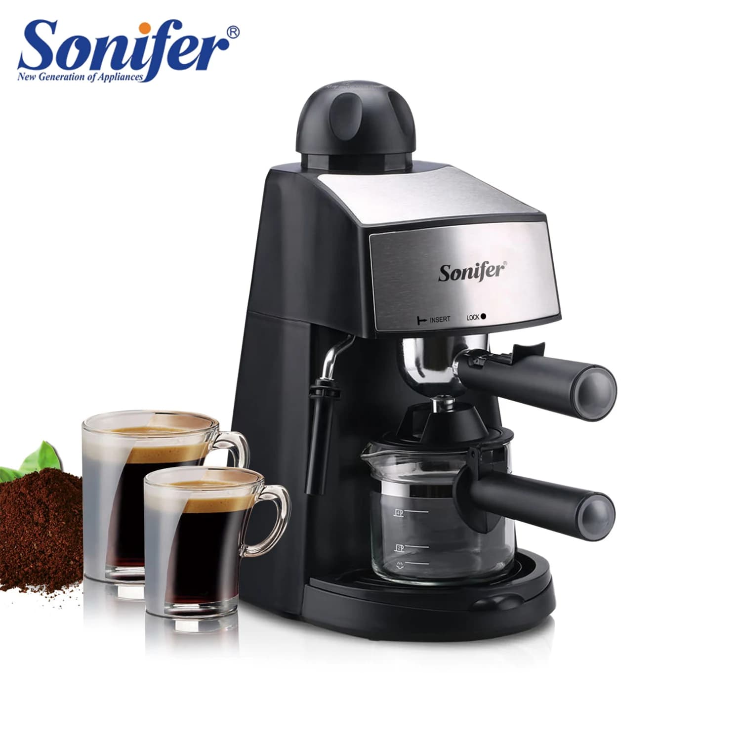 Macchina da caffè espresso italiana Dolce montalatte elettrodomestici schiuma elettrica Cappuccino caffettiera Semi automatica Sonifer
