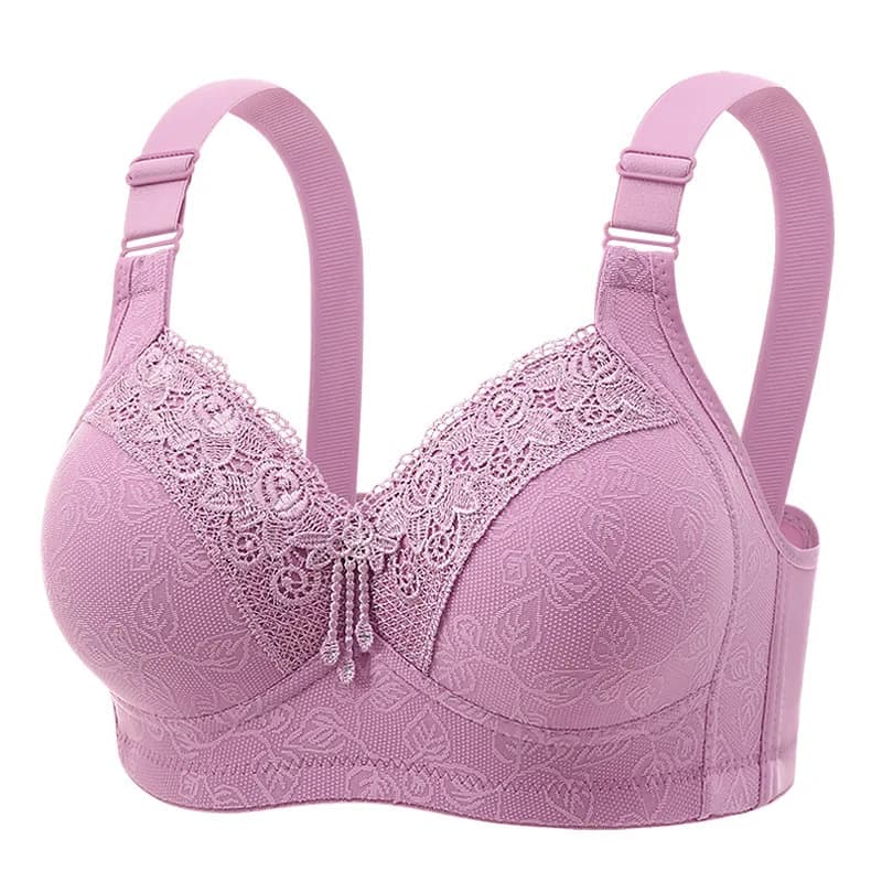 Bra Girl Plus Size Beauty Back Wireless Thin Mold Cup Lift Bust Side Support Breathable Soft Daily Women BrassiereUnderwear Lady