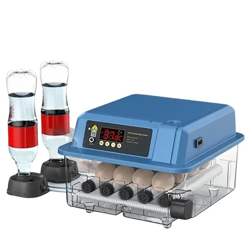 M11K-EU Plug 9-Egg Automatic Incubator Featuring Auto Turning, Temp Control, Water Supply, Smart Alarm, Dual Duct Air Circulatio