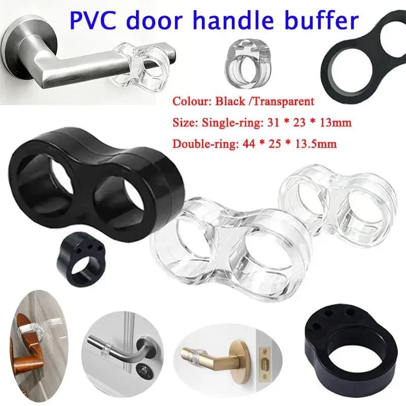 5 pezzi paraurti fermaporta maniglia per porta in PVC tampone protezione da parete protezione anticollisione per manopola porta mobili antiurto