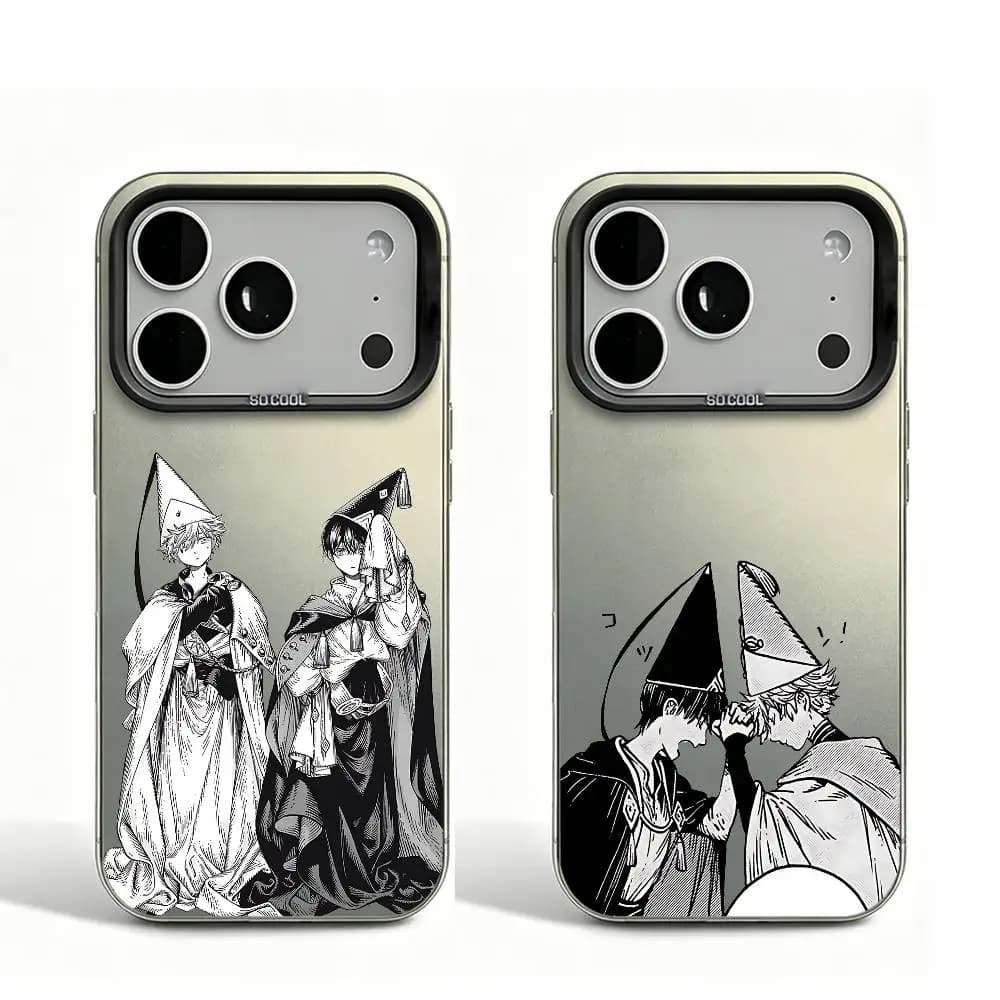 O-Orufrey Black Matte Phone Case For iPhone 12 11 14 13 17 16 15 Pro Max Large Lens Frame Cover