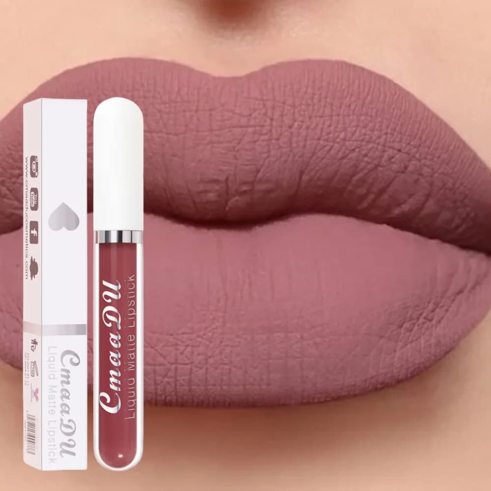 Sexy velluto opaco lucidalabbra rossetto liquido trucco labbra donna bellezza rosso tazza antiaderente lucidalabbra impermeabile lunga durata all'ingrosso