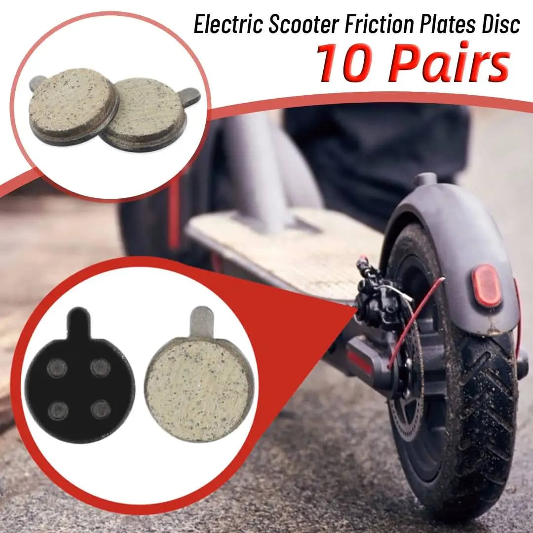 10 Paia di Pastiglie Freno a Disco per Monopattino Elettrico, Pastiglie in Sabbia di Ferro per Xiaomi M365 Pro, Ricambi per Monopattini e Ciclismo Outdoor