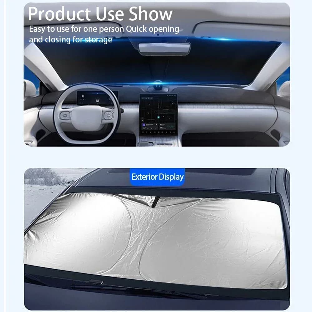 Parabrezza per auto Parasole per ZEEKR 001 007 X 009 Visiera parasole Protezione UV Ricambi auto