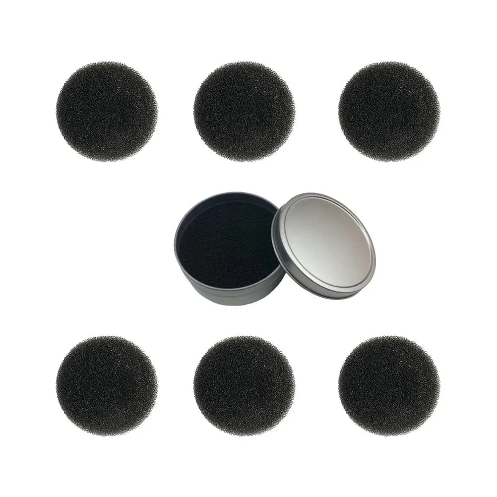 Set of 1 Sponge for Cleaning Brushes from Make-up, Compact in Milk, Reusable, Quickly Removes Color of Umbrellas, Efficient Tool