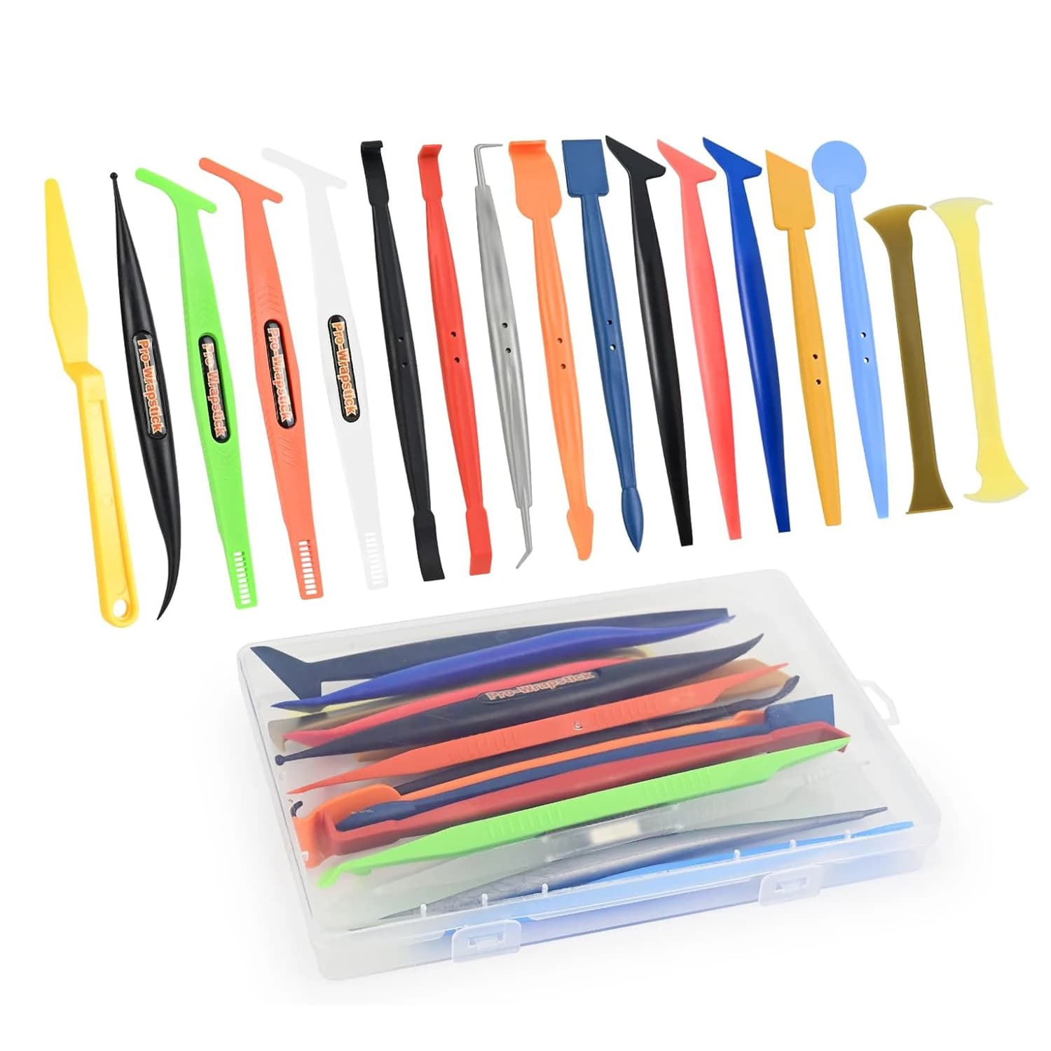 EHDIS Car Wrap Vinyl Squeegee Curves Slot Carbon Fiber Film Installing Edge Corner Micro Stick Magnetic Tools Scraper Kit