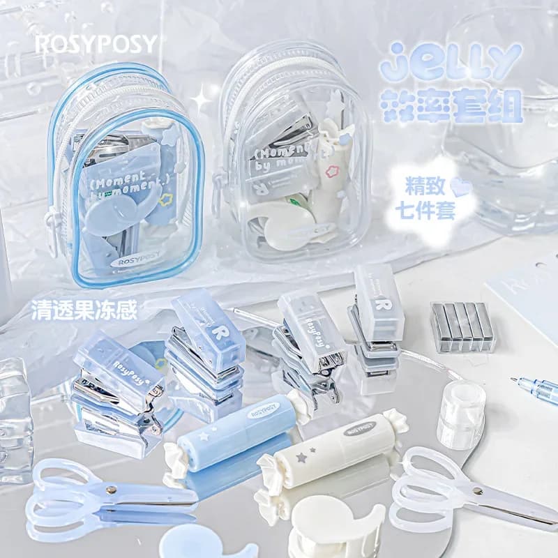 Mini punzonatrice portatile Kit di cancelleria Artigianato fai-da-te INS Kit punzonatrice Set di strumenti per album artigianali Ufficio scolastico
