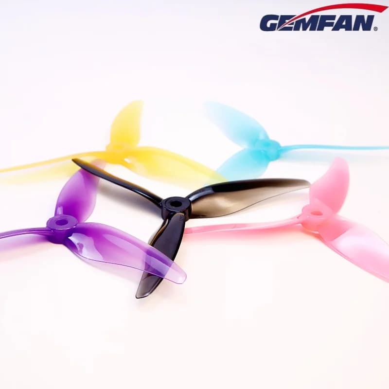 Nuovo Set di 4 Eliche Gemfan 51477 da 5 Pollici a 3 Pale CW CCW per Motori Brushless, Eliche FPV per Droni da Corsa FPV, 16 Pezzi