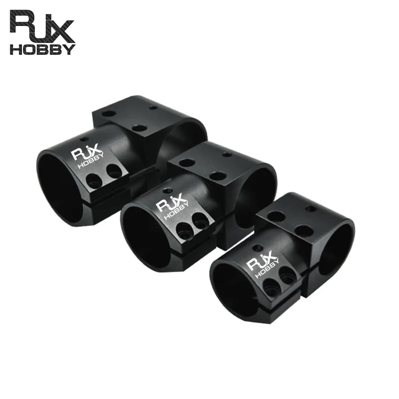 RJXHOBBY Aluminum Alloy T Connector for Landing Cart 16mm 20mm 25mm 30mm 40mm for Carbon Fiber Tubes for UAV Agricultural drones