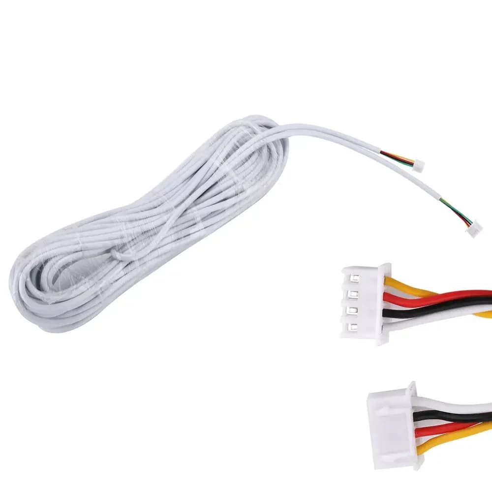 10M/20M/30M/40M/50M AVVR 4*0.12 4 fili linea di rame per videocitofono a colori videocitofono campanello cavo citofono cablato