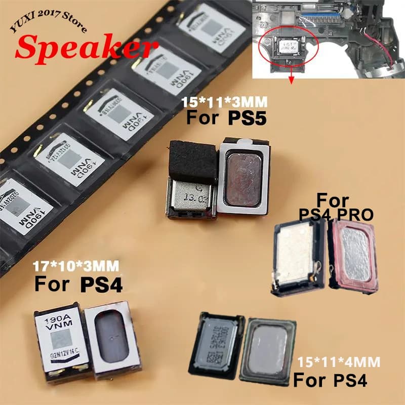2-5PCS Confezione Altoparlante Interno Per PS4 PS5 PS4 Pro Controller di Gioco Parte di Riparazione Doppio Altoparlanti Interni Console Modulo Audio