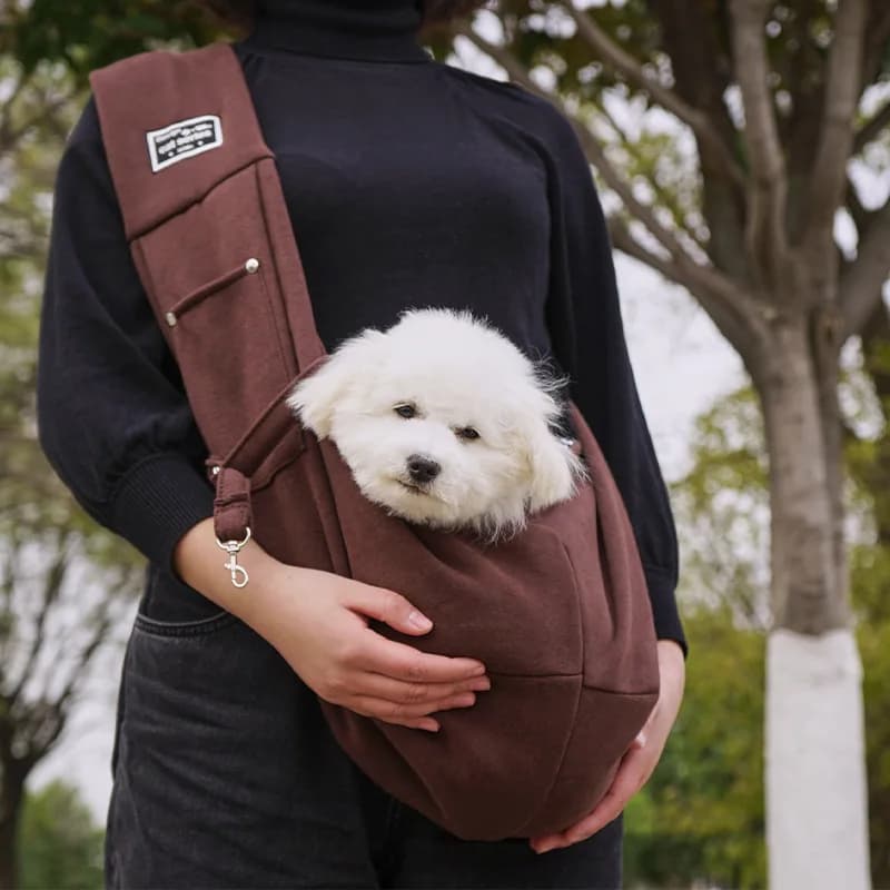 Trasportini portatili per animali domestici da esterno con lato morbido Borsa a tracolla solida per cani Borsa a tracolla traspirante da viaggio per gatti Forniture per il trasporto di cuccioli di gattino ​