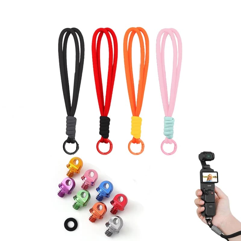 Cinturino da Polso per GoPro 13 12 11 10 DJI OSMO Pocket 4 3 Nano, Accessori per Action Camera, Cordino Antiscivolo per Insta360 X5 X4
