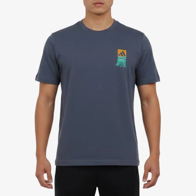 Adidas genuine round neck pullover comfortable short sleeved T-shirt new short sleeved T-shirt LC8856