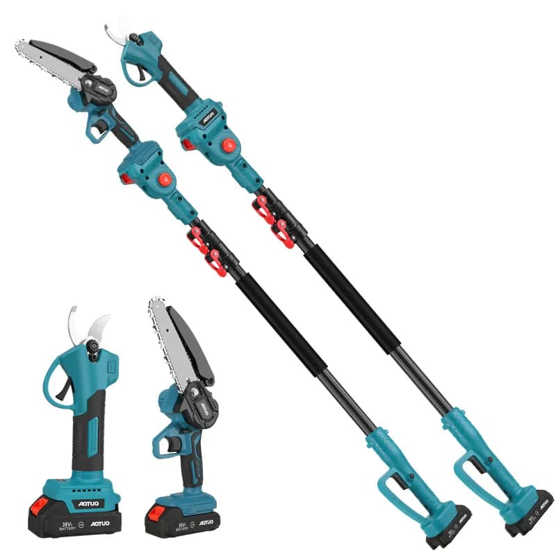 Electric chain saw knife Long pole chain saws Garden shears
