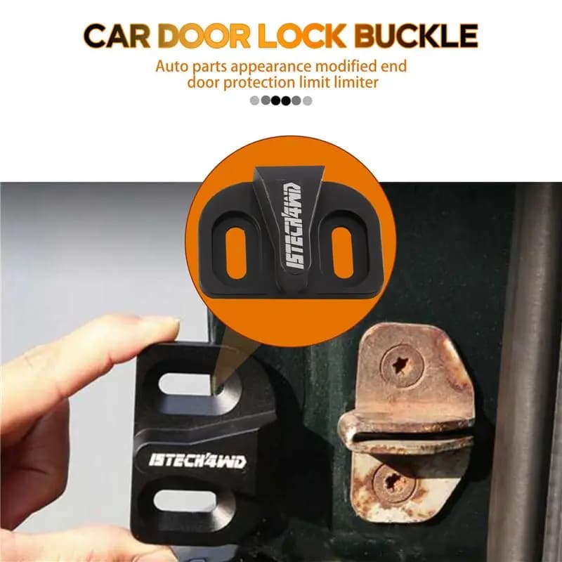 ABXV - Protezione per portellone posteriore per modifica auto, limitatore di apertura, elimina rumori anomali, blocco serratura per Toyota Prado RAV4 03-21