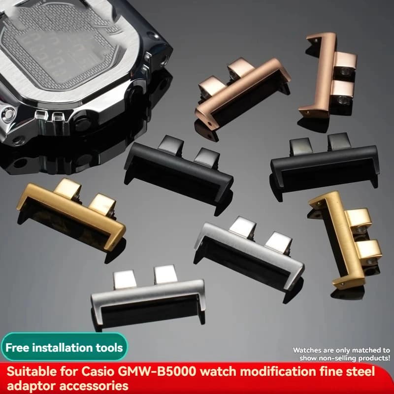 Cinturino/orologi Modifica Connettore Per CASIO GSHOCK GMW-B5000 GM-B2100 Adattatore In Acciaio Inox Cinturino Accessori In Metallo